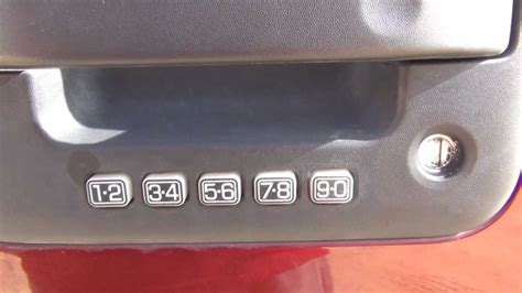 personal keyless entry code